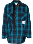 Maison MIHARA YASUHIRO рубашка в клетку, синий - фото