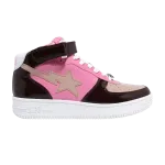 Кроссовки BAPE Bapesta Mid, коричневый - фото