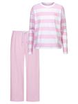 Пижама Mey Streaked Lines, Rose - фото