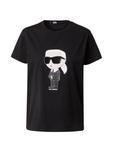 Футболка Karl Lagerfeld Shirt Ikonik 2.0, черный - фото