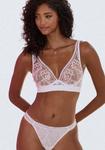 Трусы LASCANA THONG, White Solid/White - фото 5