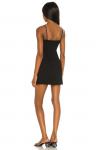 Платье мини Susana Monaco Thin Strap, черный - фото 3