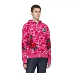 Бейп х антисошиал сошиал клаб худи на молнии A BATHING APE, розовый - фото 8