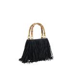 Сумочка коричневая маленькая La Milanesa, черный - фото 2