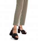 Женские черные босоножки на каблуке Xti - фото 5