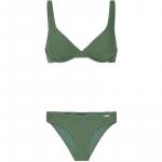 Bikini prtamita wire b&c cup Protest, зеленый - фото