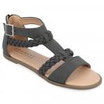 Сандалии гладиатора Флоренс Journee, черный - фото