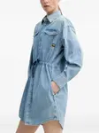 Джинсовое платье мини с кулиской G-Star RAW, синий - фото 3