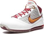 Nike Mens Lebron VII, White/Grey - фото 5