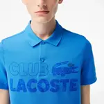 LACOSTE Мужская синяя поло - фото 4