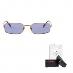 PRADA Солнечные очки с логотипом, Gold - фото