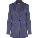 MaxMara Studio Женский деловой пиджак темно-синий - фото