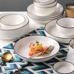 Наборы посуды KAWASIMAYA, 4 8-inch soup plates - фото 10