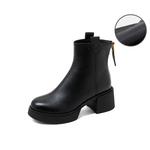 Женские Ботинки Челси Чёрные/Абрикос COMELY, Абрикос (На Флисовой Подкладке) - фото 7