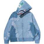 Тай-дай худи на молнии A BATHING APE, красный - фото 2