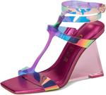 GUESS womens Bacio, Pink Mirror Metallic 660 - фото 7