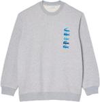 Толстовка Lacoste мужская Big Fit с принтом, Silver Chine - фото