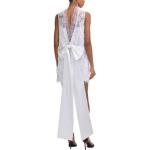 Сатиновое мини-платье Self Portrait Self-portrait, белый - фото 5