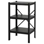 Стеллаж, черный, 65x55x110 см, BROR IKEA - фото