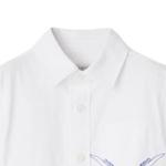 Детская рубашка Burberry, белый - фото 7