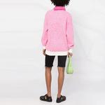 Мягкая шерстяная вязка 'Carmine Rose' GANNI, розовая - фото 4