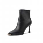 Ботинки на каблуке 8 см женские PINWEISHIDU, цвет хаки [высота каблука 6 см] - фото 2