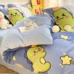 LUOLAI HOME Комплект постельного белья, 1,5 м, 4 предмета - фото 3