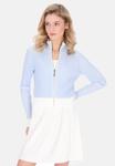 Кардиган myMo Cardigan, Light Blue White/Light Blue - фото