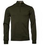 Свитер из мериноса Chevalier Aston Half Zip Merino Pullover, цвет Dark Green - фото