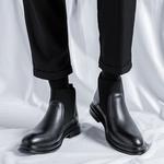 Ботинки Челси мужские черный Luomaike - фото 9