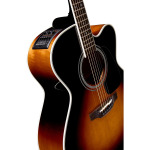 Акустически-электрическая гитара Takamine Pro Series 6 Jumbo Cutaway Sunburst - фото 3