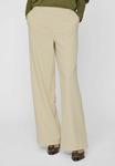 Брюки VILA VIVARONE WIDE, Sandshell/Off-White - фото