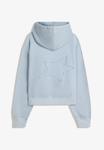 Толстовка Bershka CROPPED, Light Blue - фото 6