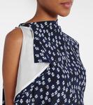 Платье макси с цветочным принтом Devyn Proenza Schouler, Navy Multi - фото 4