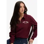 Толстовка Superdry Athletic Collared half zip, фиолетовый - фото 4
