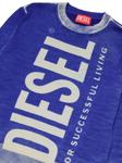 Diesel джемпер Klarence с логотипом, синий - фото 3