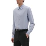 HERMES Мужская рубашка светло-голубого цвета - фото