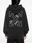 Худи с логотипом OFF-WHITE, серый - фото 4
