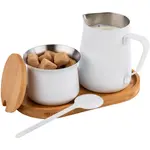 Набор молочно-сахарный APS, (набор, 5 шт.), белый/коричневый - фото 2