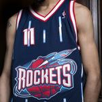 Джерси Mitchell & Ness Houston Rockets Road 2002 03 Yao Ming Swingman Mitchell Ness, темно-синий - фото 9