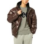 Lee Пуховик унисекс коричневый, Brown - фото 4