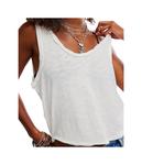 Топ Free People Easy Tank, Clean Ivory - фото 4