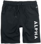 Шорты Alpha Industries Alpha Jersey Short, черный - фото