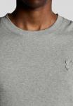 Футболка Lyle & Scott SS INTERLOCK, Light Grey /Grey - фото 4