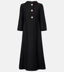 Платье миди Crepe Couture Valentino, Nero - фото