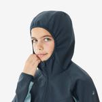 Детская горная флисовая куртка Quechua MH900 7-15 лет серо-голубой - фото 8