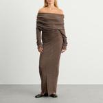 Шерстяное платье миди с отделкой Entire Studios, Pinecone - фото 4