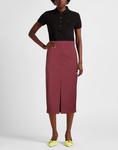 Юбка миди Patrizia Pepe, бордовый - фото 2