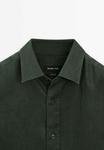 Рубашка Massimo Dutti, Dark Green - фото 7