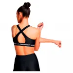 Спортивный топ Under Armour Crossback medium support, черный - фото 2